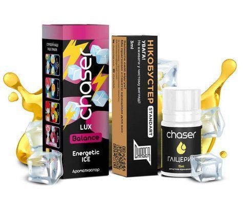 Набор Chaser LUX Salt Energetic Ice 30 мл 50 мг/мл