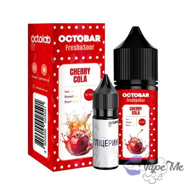 Набор Octobar Fresh & Sour Salt Вишня Кола 30 мл 50 мг/мл