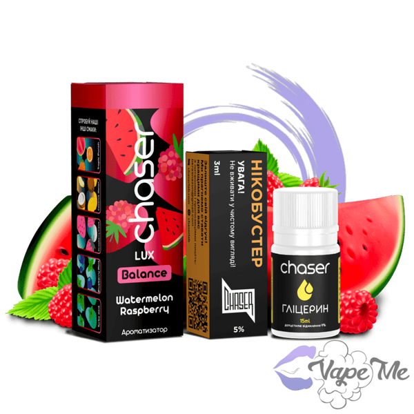 Набор Chaser LUX Salt Watermelon Raspberry 30 мл 50 мг/мл