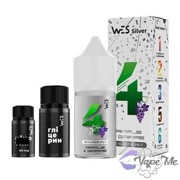 Набір WES Silver Salt Apple & Grape 30 мл 50 мг/мл