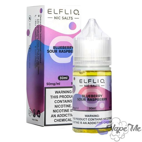 рідина elfliq elf bar blueberry sour rasoberry 30 мл