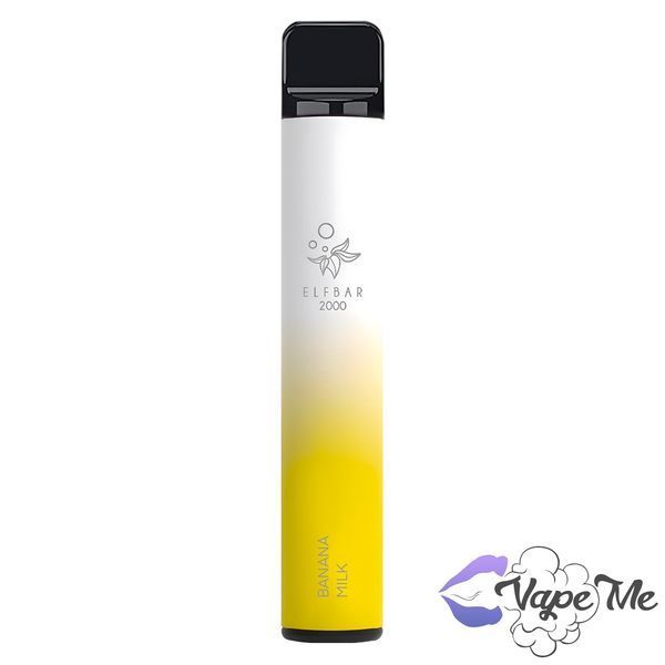 Смак Elf Bar 2000 Banana Milk (Бананове Молоко)