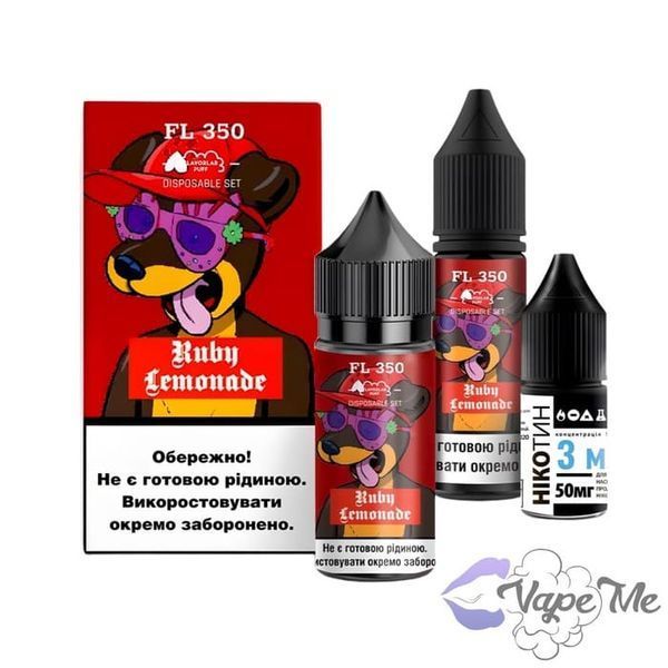Набір Flavorlab FL 350 Salt Ruby Lemonade 30 мл 50 мг