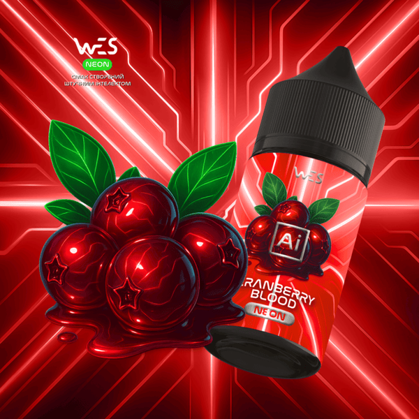 Набор WES AI Neon Salt Cranberry Blood 30 мл 50 мг/мл