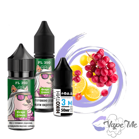 Набор Flavorlab FL 350 Salt Grape Lemon 30 мл 50 мг