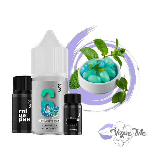 Набор WES Silver Salt Mint Candy 30 мл 50 мг/мл