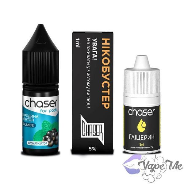 Набір Chaser For Pods Salt Смородина ментол 10 мл 50 мг/мл