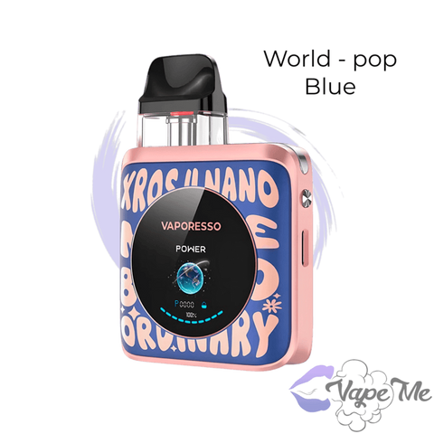 Многоразовая Pod - система Vaporesso XROS 4 Nano World - pop Blue